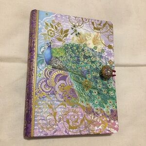 Peacock Floral Journal